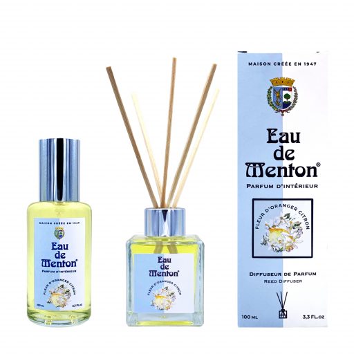 Parfum d'ambiance Eau de Menton Fleur d'Oranger Citron