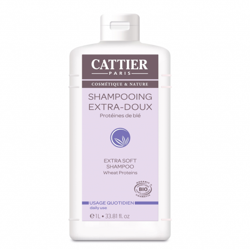 Cattier Shampooing Extra doux Bio 1L