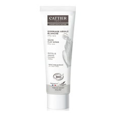 Tube de gommage visage à l’argile blanche bio Cattier 100 ml pour tous types de peaux