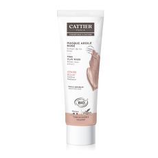 Tube de masque visage à l’argile rose bio Cattier pour peaux sensibles 100 ml