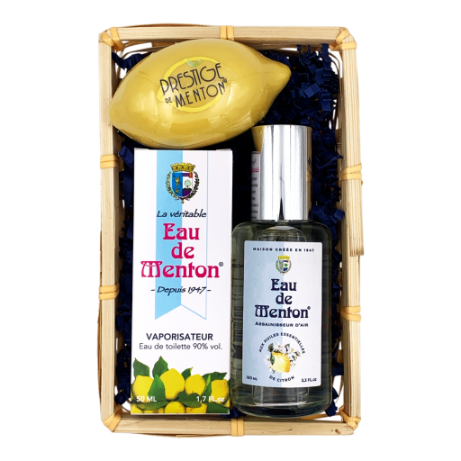 Panier fraîcheur citronnée à l'Eau de Menton