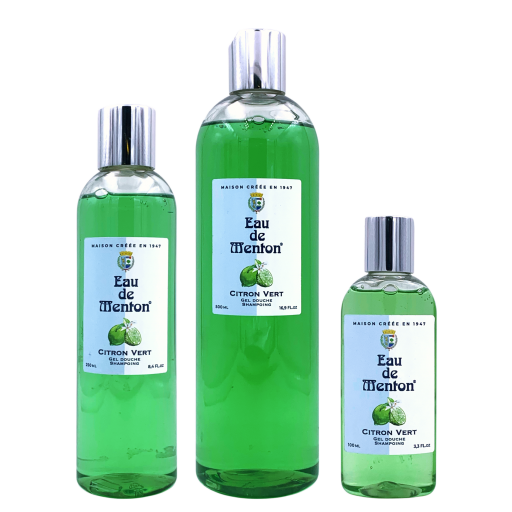 Gel douche bain moussant Eau de Menton Citron Vert