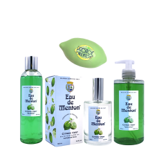 pack eau de menton - citron vert