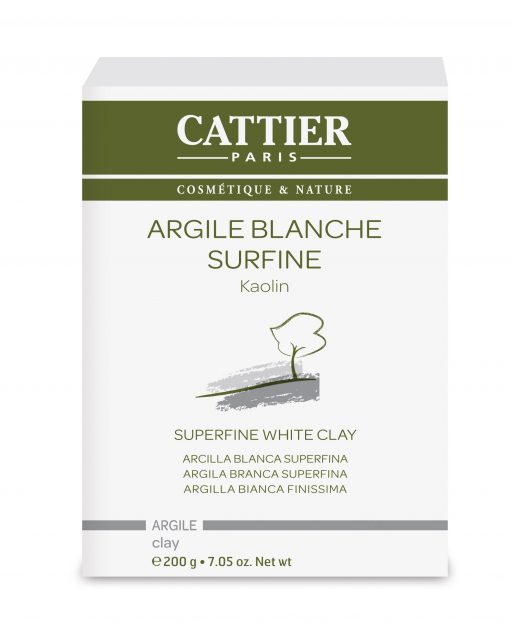 Argile blanche surfine - 200g - Cattier