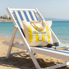 Tote bag en coton naturel – Eau de Menton