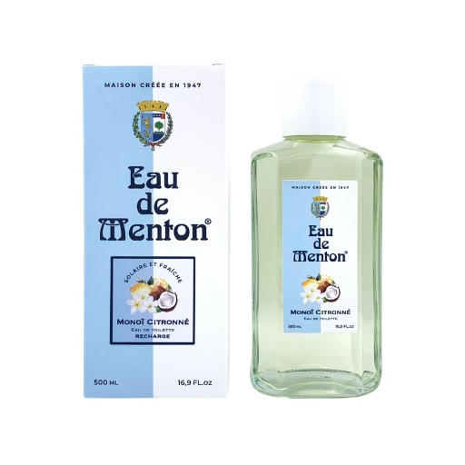Eau de Menton Monoï Citronné 500ml Eau de Menton Monoï Citronné 500ml