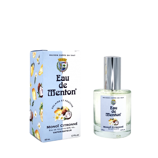 Eau de Menton Monoï Citronné 50ml