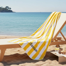 Serviette de plage Eau de Menton