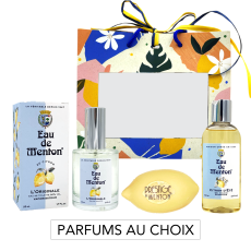 Coffret cadeau parfum Eau de Menton et gel douche