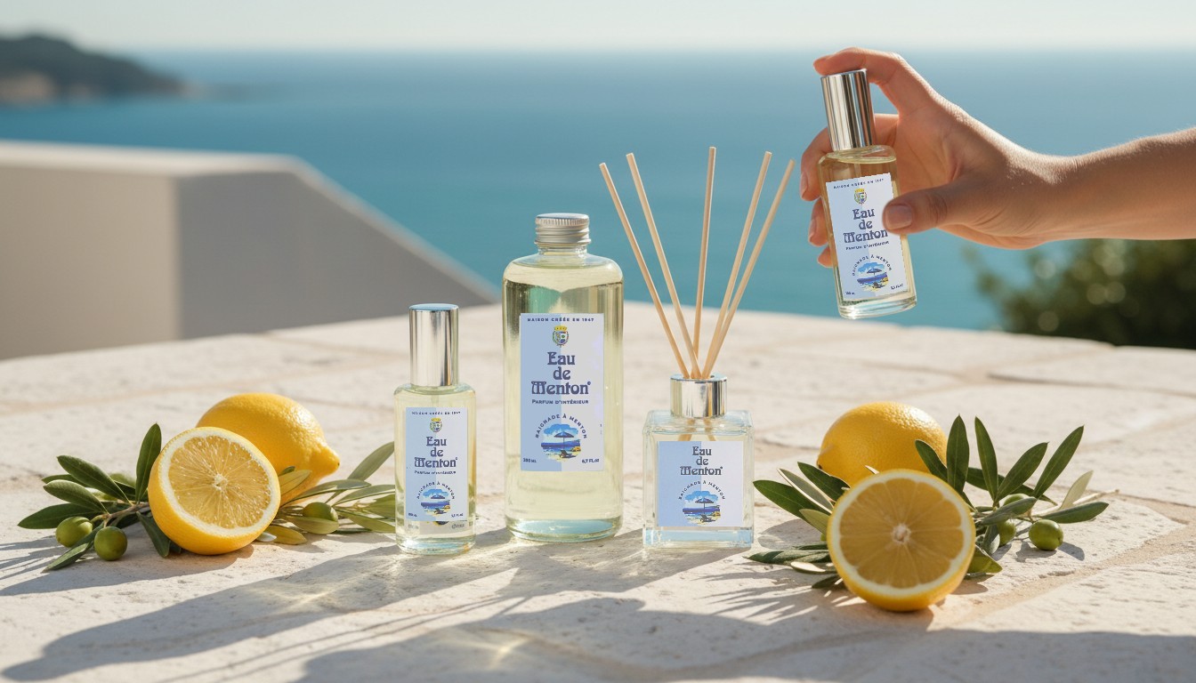 Diffuseur et parfums d'intérieurs Eau de Menton