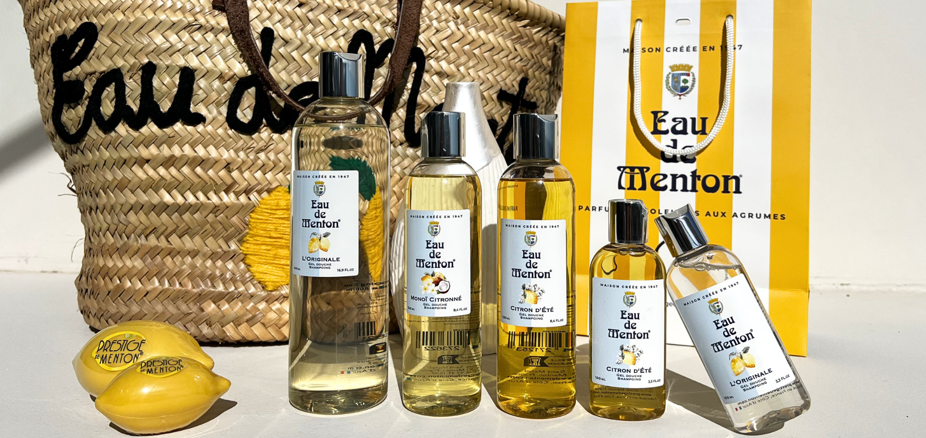 Gels douche et shampooings Eau de Menton