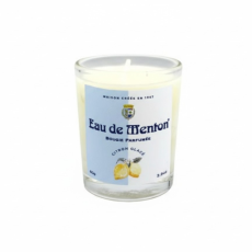 Bougie Eau de Menton Citron Glacé 80g